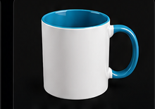 Caneca interna e alça azul