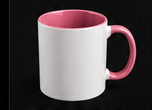 Caneca interna e alça rosa